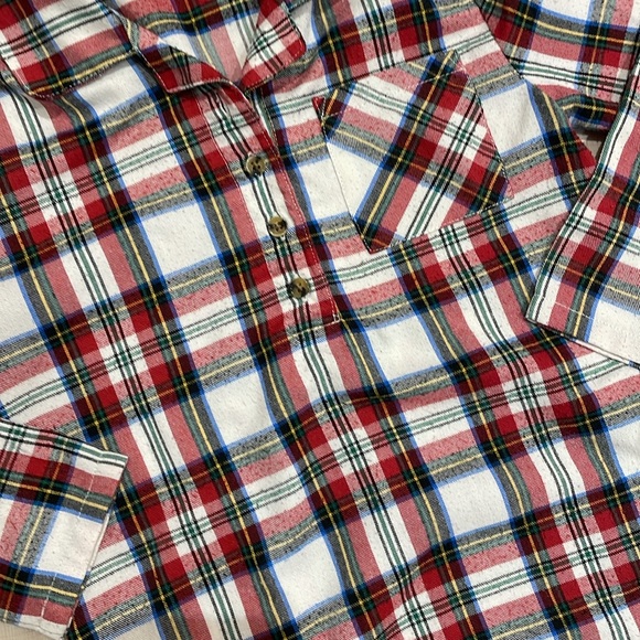 5T Old Navy Tartan Stewart plaid nightgown - Picture 2 of 6